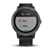 Garmin Vivoactive 3 kello - harmaa mustalla silikonirannekkeella
