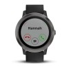 Garmin Vivoactive 3 kello - harmaa mustalla silikonirannekkeella