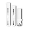 Forerunner 645 / Vivoactive 3 Garmin uhala - Silikona zuria - Zilarrezko belarra - S/M/L tamaina