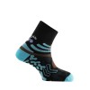 Chaussettes Double Trek Thyo - Tige courte - noir