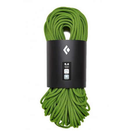 Corde d'escalade performante, légère et durable 9.4 Dry Black Diamond