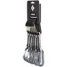 Paket 6 hitrih izvlečkov HoodWire Quickpack Black Diamond