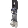 Pakke med 6 ultralette quickdraws Oz Quickpack Black Diamond