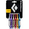Pack 6 mosquetóns Hoodwire Rackpack Black Diamond