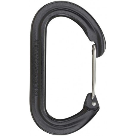 Mousqueton OvalWire Black Diamond - black