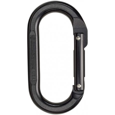 Oval Black Diamond Gear Karbinhake - svart
