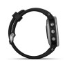 Montre Fenix 5S Plus Garmin - Silver noire avec bracelet noir