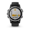Montre Fenix 5S Plus Garmin - Silver noire avec bracelet noir