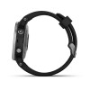 Montre Fenix 5S Plus Garmin - Silver noire avec bracelet noir