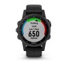 Montre Fenix 5S Plus Garmin - Black Sapphire noire avec bracelet noir