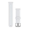 Bracelet Quick Release 20 mm Garmin - Silicone Blanc/Bleu Ciel - 010-11251-B7