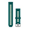 Bracelet Quick Release 20 mm Garmin - Silicone Vert canard/Citron - 010-11251-B8