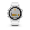 Montre Fenix 5S Plus Garmin - Silver Sapphire blanche avec bracelet blanc