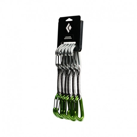 Pachet de 6 extrageri LiteWire 12 cm Quickpack Black Diamond