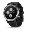Montre Fenix 5 Plus Garmin - Silver noire avec bracelet noir