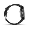 Montre Fenix 5 Plus Garmin - Silver noire avec bracelet noir