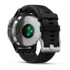 Montre Fenix 5 Plus Garmin - Silver noire avec bracelet noir