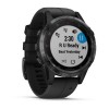 Montre Fenix 5 Plus Garmin - Black Sapphire noire avec bracelet noir