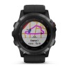 Montre Fenix 5X Plus Garmin - Black Sapphire noire avec bracelet noir