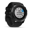 Montre Fenix 5X Plus Garmin - Black Sapphire noire avec bracelet noir