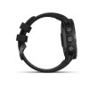 Montre Fenix 5X Plus Garmin - Black Sapphire noire avec bracelet noir