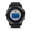 Montre Fenix 5X Plus Garmin - Black Sapphire noire avec bracelet noir
