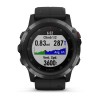 Montre Fenix 5X Plus Garmin - Black Sapphire noire avec bracelet noir