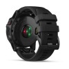 Montre Fenix 5X Plus Garmin - Black Sapphire noire avec bracelet noir