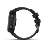 Montre Fenix 5X Plus Garmin - Black Sapphire noire avec bracelet noir