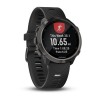 Running erlojua Forerunner 645 Music Grisa eskumuturreko beltza Garmin