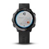 Running erlojua Forerunner 645 Music Grisa eskumuturreko beltza Garmin