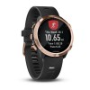 Running erlojua Forerunner 645 Music Rosegold eskumuturreko beltza Garmin