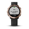 Running erlojua Forerunner 645 Music Rosegold eskumuturreko beltza Garmin