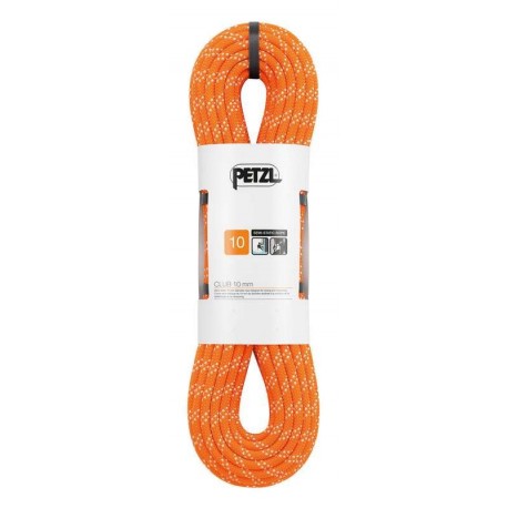 Club semi-statisk fast rep 10 mm Petzl - orange