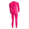 Camada de base de esqui infantil Lenz - rosa - vista traseira