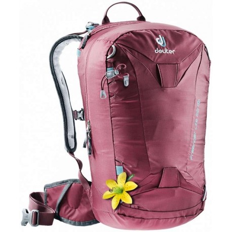 Deuter Freerider Lite22SLウィメンズスキーバックパック-バーガンディ