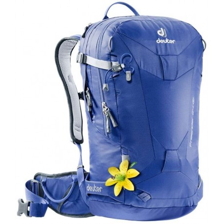 Deuter Freerider24SLウィメンズスキーおよびフリーライドバックパック-ブルー