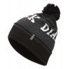 Black Diamond Pom Beanie - Black-Asfalt