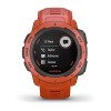 Garmin Instinct Military Cardio GPS Watch - Fire Red