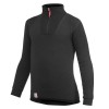 Barnunderkläder Kids Zip Turtleneck 200 Woolpower - svart