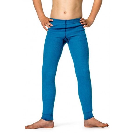 Kids Long Johns 200 Woolpower barnstrumpbyxor - blå