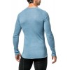Maillot manches longues laine de mérino Crewneck Lite Woolpower - bleu nordic