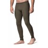 Long Johns 400 Woolpower tights i merinoull - ingen fluga - furugrön