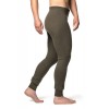 Long Johns 400 Woolpower tights i merinoull - ingen fluga - furugrön