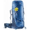 Deuter Aircontact 50+10 SL vandringsväska för dam - Stål/Midnattsblå