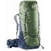 Saco de trekking Deuter Aircontact 65+10 - Cáqui/Marinha