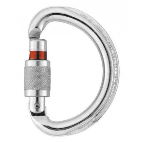 Mousqueton Omni Petzl - Fechadura de Parafuso