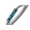 Mousqueton Djinn Petzl - doigt droit - gris