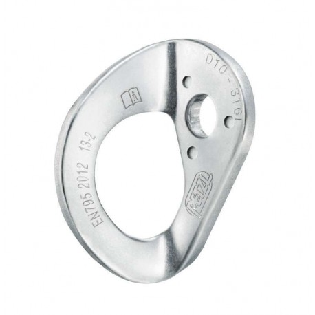 Plaquette Cœur Stainless Petzl - 10 mm