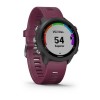 Forerunner 245 Noire - bracelet merlot Garmin